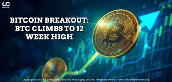 BTC Climbs to 12-Week Peak – BTC Breaks Out