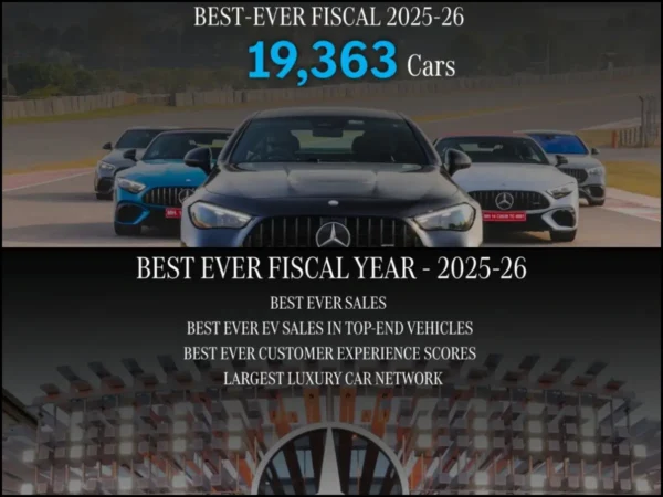 Mercedes-Benz India Hits Record Sales in FY2026 – Luxury Cars & EVs Drive Growth