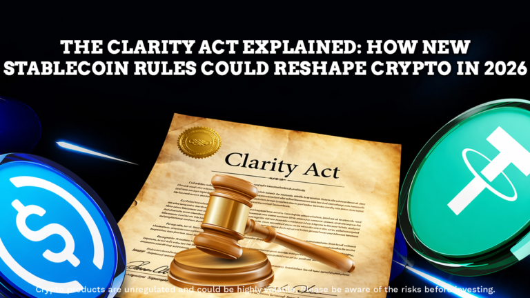 The Clarity Act Explained: How New Stablecoin Rules Could Reshape Crypto in 2026