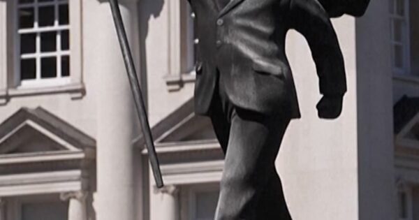 A new Banksy statue has appeared in London
