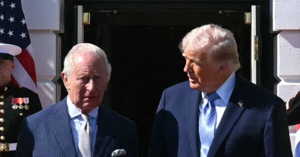Trumps welcome King Charles and Queen Camilla