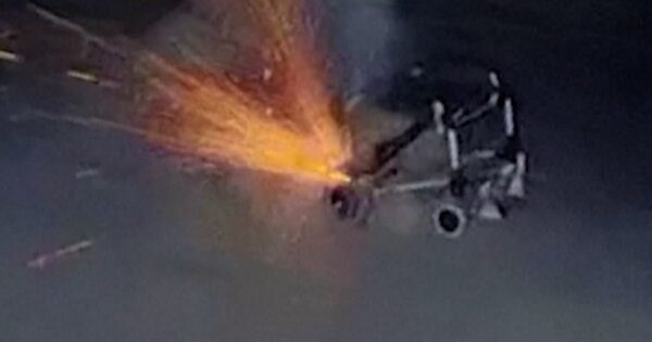 Electric wheelchair explodes in Florida driveway