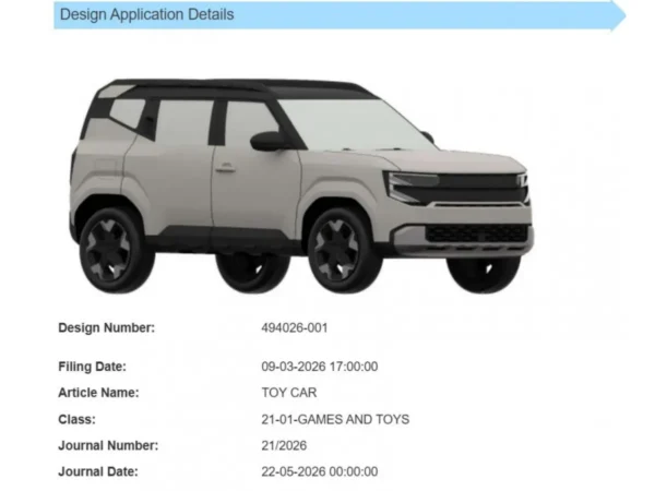 Renault Bridger SUV Patented in India