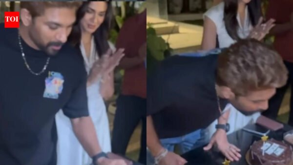 Allu Arjun’s Heartwarming Birthday Moments Captured by Sneha Reddy – Viral Clips Inside! |