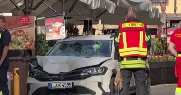 German authorities have a suspect in custody after two killed in car ramming