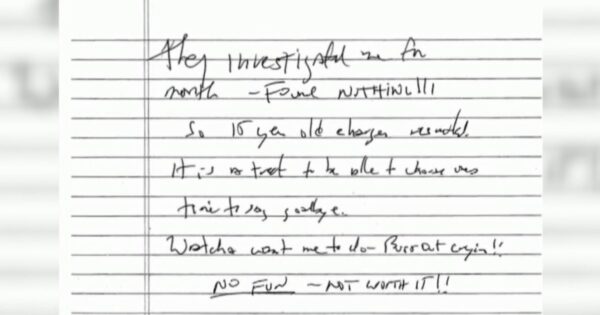 Jeffrey Epstein possible suicide note released