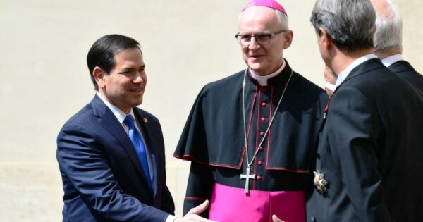 Marco Rubio Meets With Pope Leo XIV After Tensions With Trump