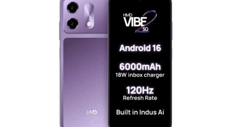 HMD Vibe 2 5G goes official with a 6.75-inch screen, 6,000mAh battery