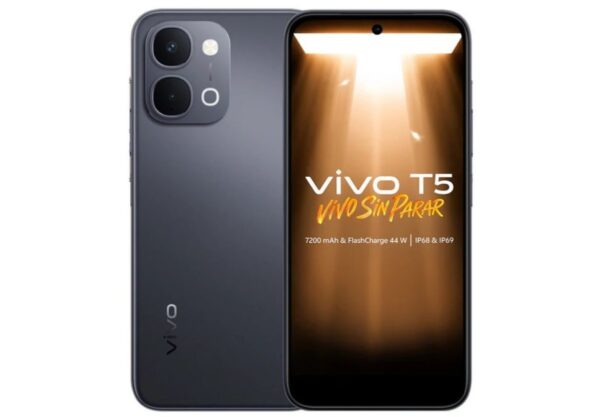 vivo T5 quietly debuts with a 7,200mAh battery, IP69 rating