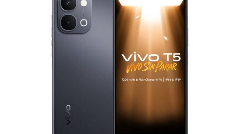 vivo T5 quietly debuts with a 7,200mAh battery, IP69 rating
