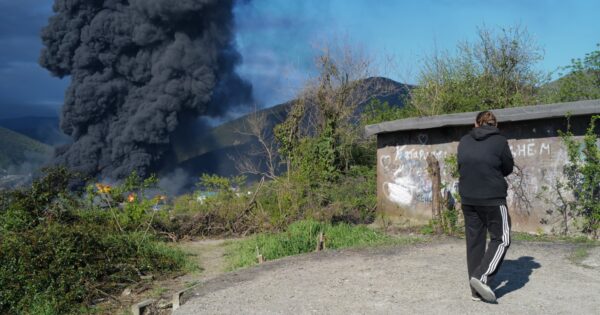 Black Sea town faces environmental catastrophe as Ukrainian strikes rock Russia