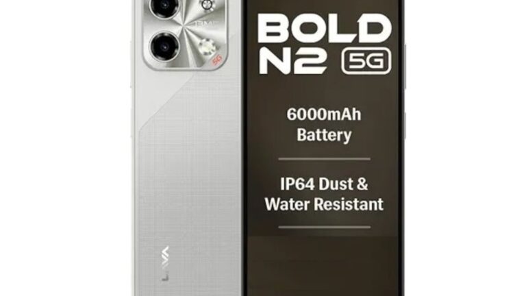Lava Bold N2 5G is here with a 6.75-inch screen and a 6,000mAh battery