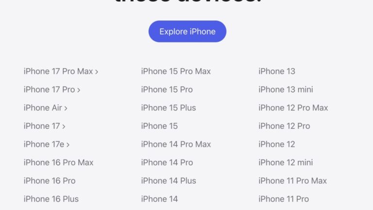 Apple’s iOS 27, iPadOS 27, macOS 27, and watchOS 27 support list is here