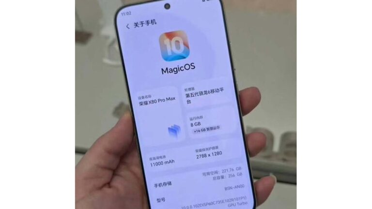Honor X80 Pro Max to take peak brightness to five digit territory