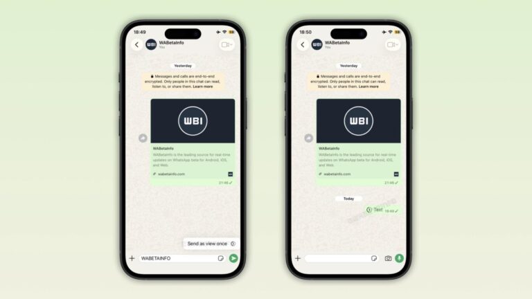 WhatsApp continues testing “view once” text messages on iOS