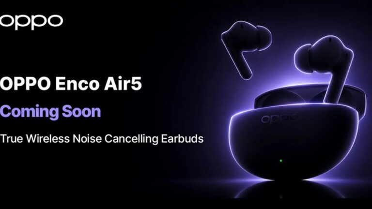 Oppo Enco Air5 TWS earphones teased ahead of launch