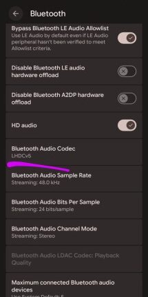 Google quietly adds LHDC v5 support to Pixel phones with Android 17 update