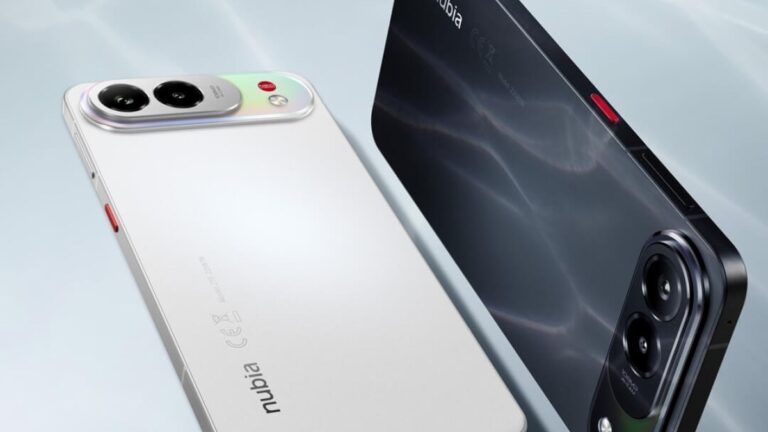 nubia Air Pro listed online with a 108MP camera and a 5.99mm slim body
