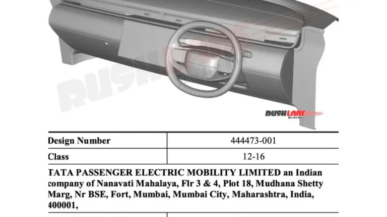 Tata Avinya Dashboard Design Patent Leaked