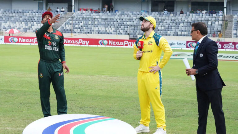Bangladesh 31/1 in 6.1 Overs | BAN vs AUS Live Score, 3rd ODI: Bangladesh opt to bat against Australia