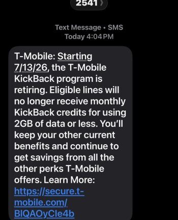 T-Mobile customers’ woes continue as carrier retires KickBack program
