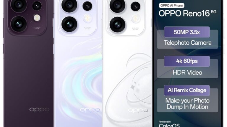 Oppo Reno16 and Reno16c debut in India, Oppo Bubble tags along