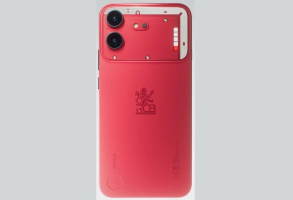 Nothing Phone (4b) RCB edition design officially revealed
