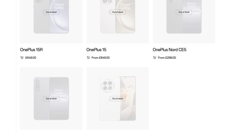 OnePlus devices are out of stock in another market