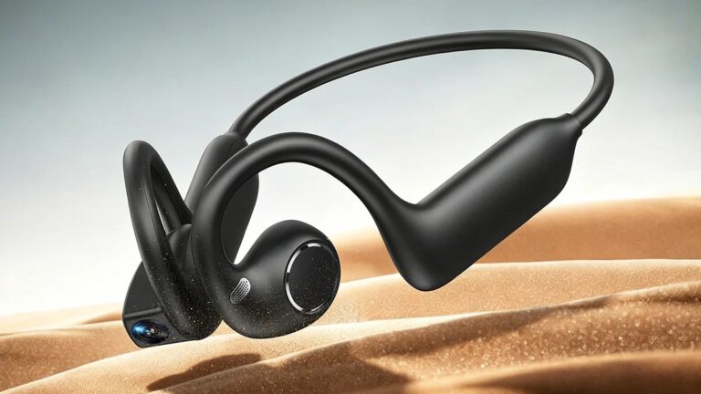 Rollme AirCam combines open style earbuds with 8MP camera