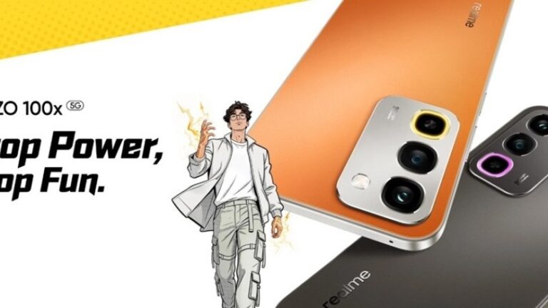 Realme Narzo 100x arrives with a 144Hz screen and an 8,000 mAh battery
