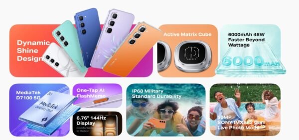 Infinix Hot 70 Pro is official, comes in six different finishes