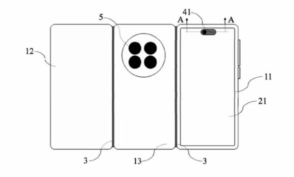 Leaked Huawei Mate XT 2 patent hints at a new design and folding mechanism