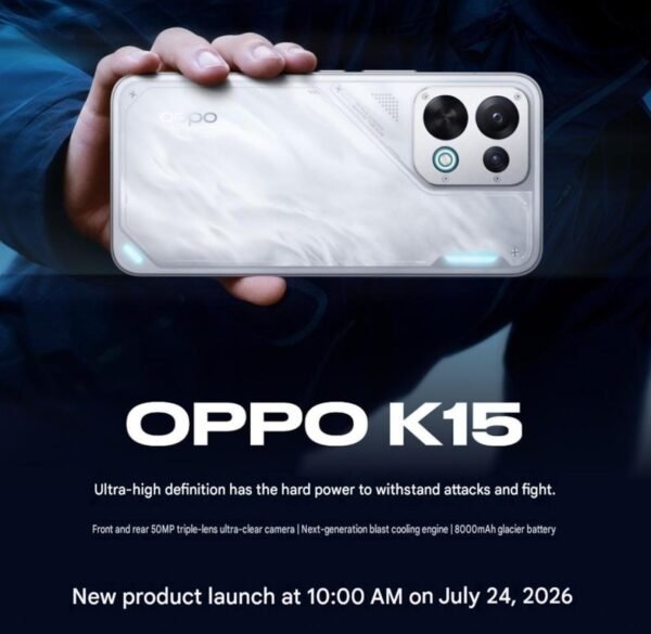 Oppo K15 to launch next week with an 8,000mAh battery, in-built cooling fan