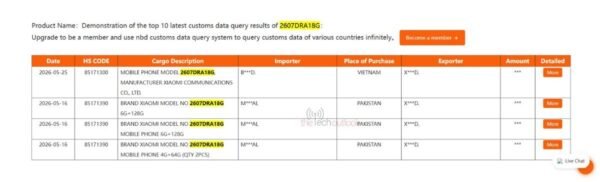 Global Redmi Note 17 Pro’s memory options revealed