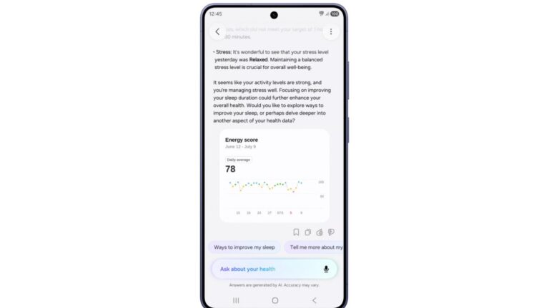 Samsung unveils AI-powered Health Assistant
