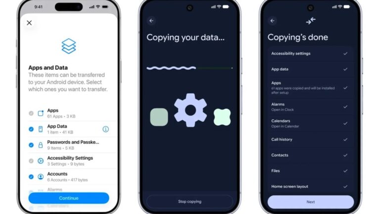 Android 17’s new iOS migration tool now available on Samsung’s latest foldables