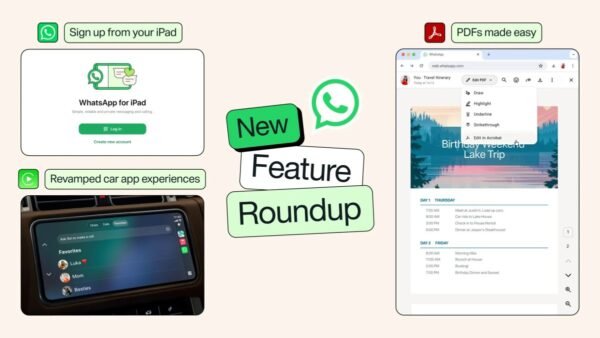 WhatsApp update brings account creation on the iPad