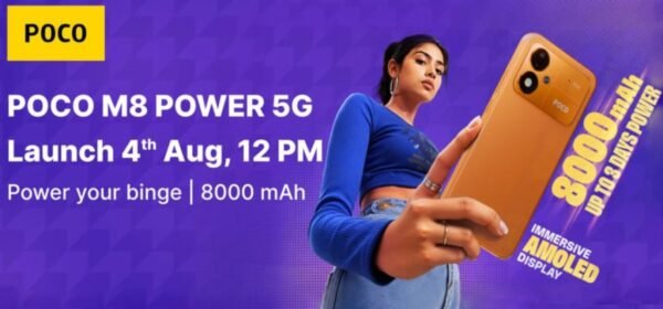 Poco M8 Power to debut next week with an 8,000mAh battery