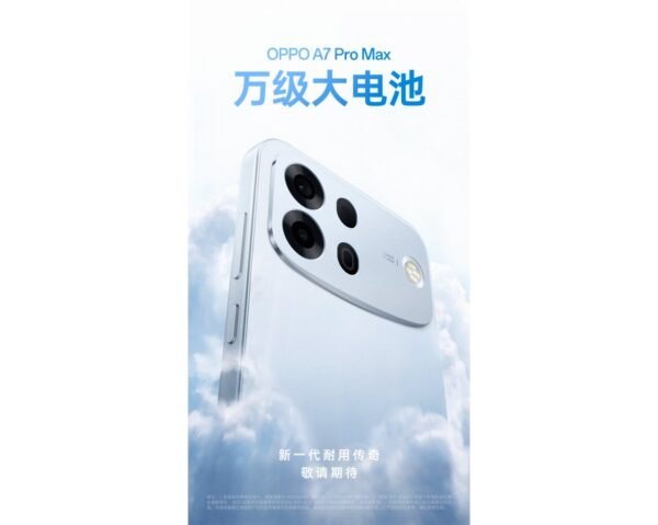 Oppo officially confirms the A7 Pro Max with its largest battery ever