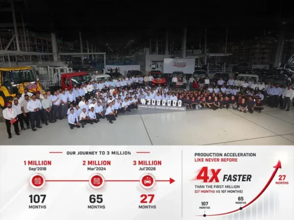 Mahindra Chakan Plant Crosses 30 Lakh Vehicle Production