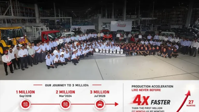 Mahindra Chakan Plant Crosses 30 Lakh Vehicle Production