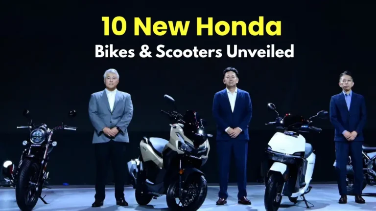 10 New Honda Bikes & Scooters Unveiled – QC3 EV, ADV 160, CB & Rebel Range