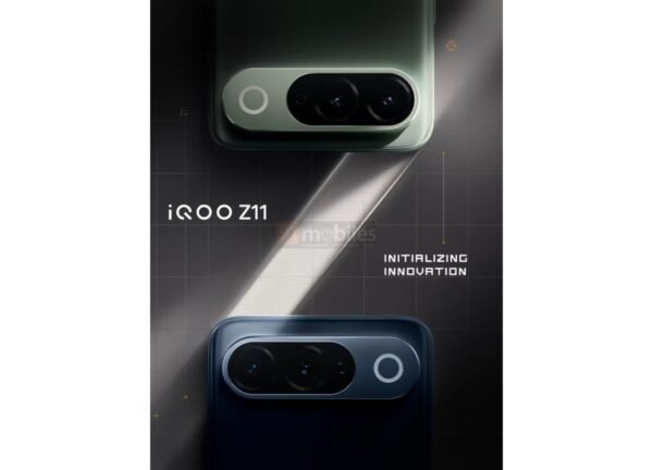iQOO Z11 leaked marketing image shows a Pixel-like camera bar