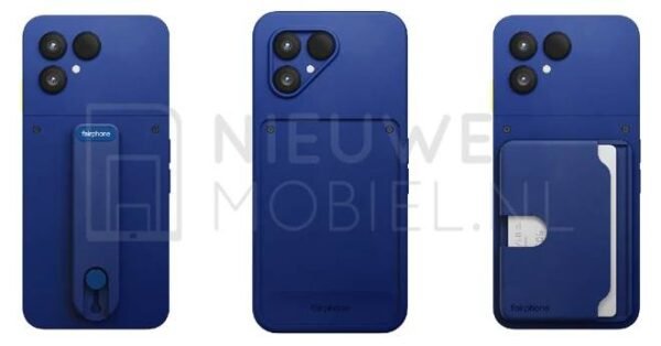 Leaked images show off the Fairphone 6+ in Cobalt Blue
