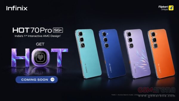 Infinix Hot 70 Pro’s India launch timeframe announced, color options revealed