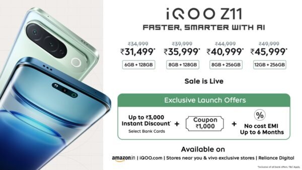 iQOO Z11 goes on sale in India