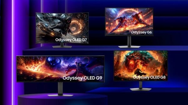 Samsung unveils curved 49″ 360Hz OLED gaming monitor, also a 27″ 1,100Hz IPS LCD monitor