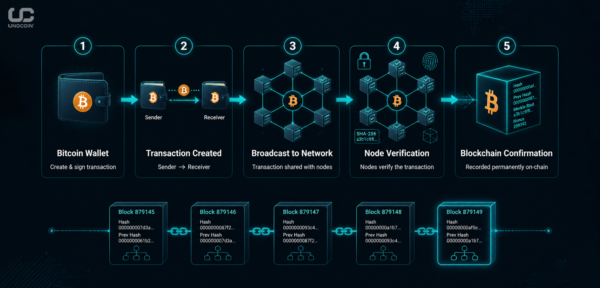 How Does Bitcoin Work? Blockchain, Mining & Transactions
