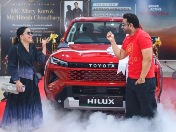New Toyota Hilux Reaches First Owner – Mary Kom Takes Delivery