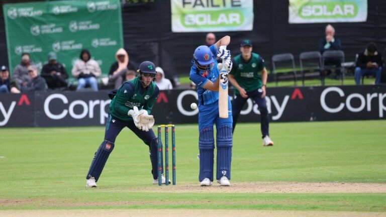 Ireland vs Afghanistan, 3rd ODI Live Score: Ireland under pressure as Afghanistan chase series glory in Belfast
